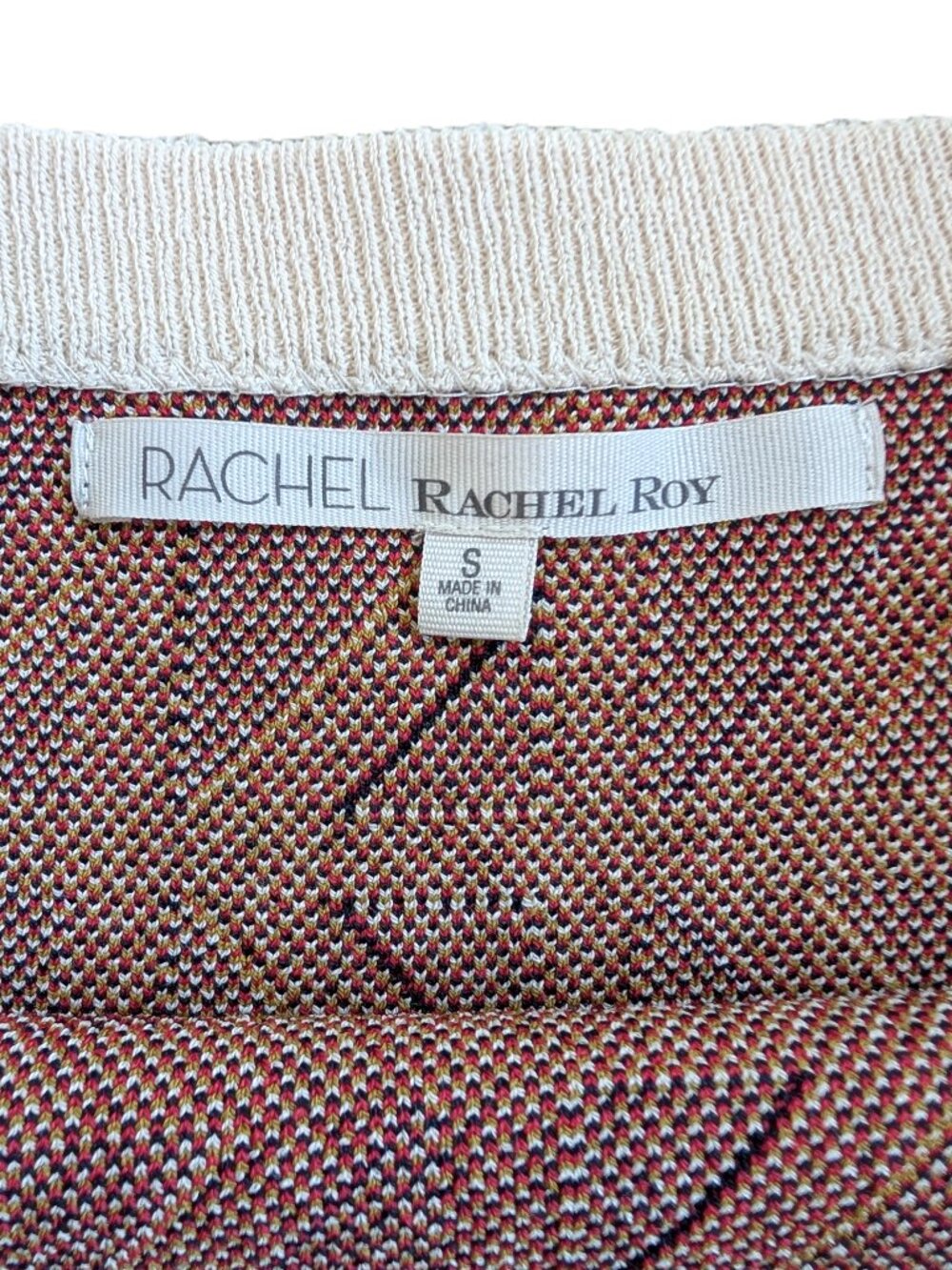 RACHEL ROY Geometric Bodycon Mini Skirt | Small - Picture 5 of 6